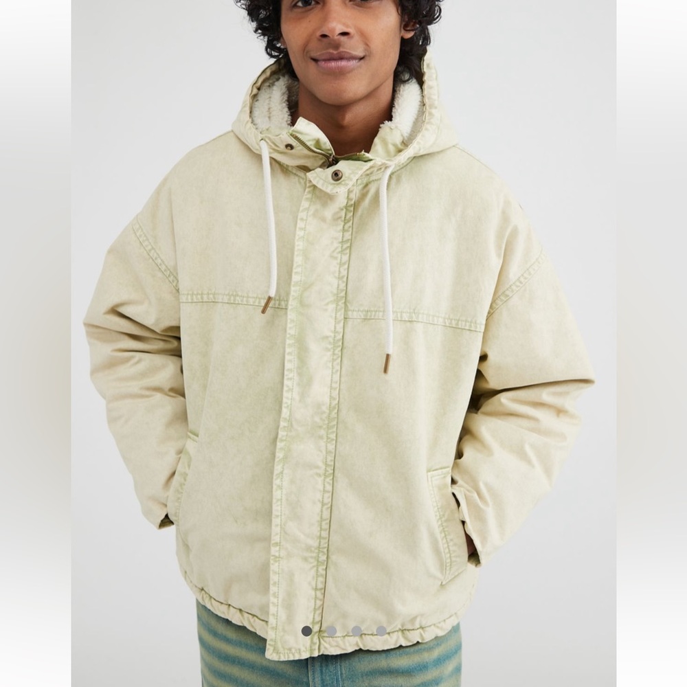 BDG River Hoodie Canvas Work Jacket